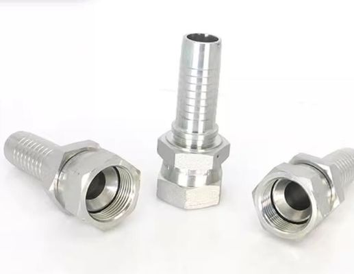 Stainless Jic Thread Fitting One Piece Crimping per il collegamento femminile del tubo idraulico