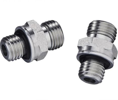 Fittings di accoppiamento per tubi a vite in acciaio inossidabile per adattatori di tubi idraulici