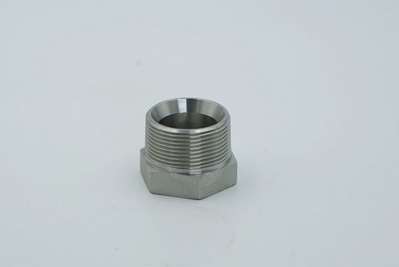 Piastra galvanizzata Adaptore di connessione maschile Fitture di tubo BSPT Plug esatto per 4t-Sp idraulico