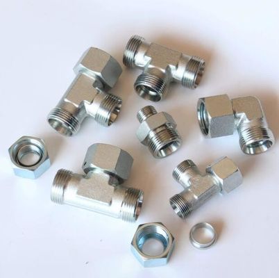 Fittings per tubi di tee Jic Bsp NPT BSPT Fittings di fine tubo idraulico per il collegamento femminile