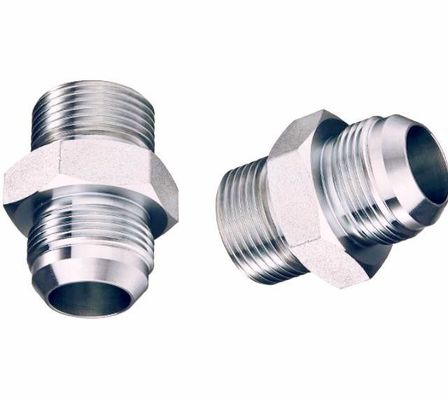 Fittings per tubi di unione dritta Silver Jic Bsp per connessioni idrauliche maschili a compressione
