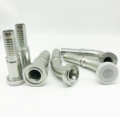 Fittings per flange idraulici ad alta pressione SAE 45 gradi Fittings per tubi in acciaio inossidabile