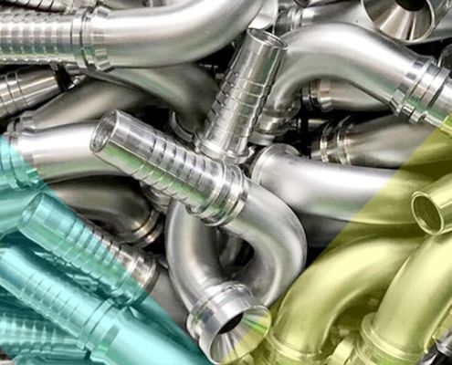 Fabbricazione di tubi di rivestimento idraulici a foglio galvanizzato 90 gomito metrico 24 cono sigillo Dkos 20591