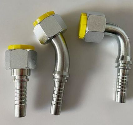 Carbonio/acciaio inossidabile tubo idraulico di ricamificazione montato femminile metrica 24 sigillo conico L