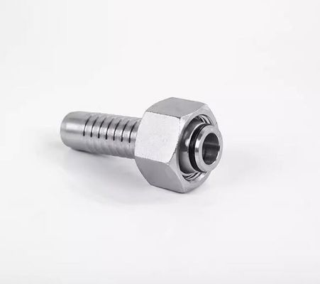 Acciaio inossidabile ISO9001 Fittings di tipo metrico femminile a 24 gradi a cono O-ring