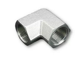 90 gradi gomito Tee Fitting BSPT Femminile Acciaio inossidabile Adaptore idraulico 7t9 NPT Thread Fitting