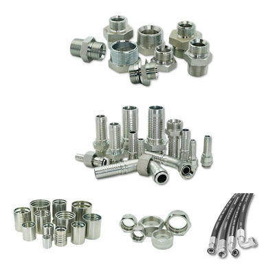 Fittings per ferrule per tubi idraulici ad alta pressione realizzati in lamiera galvanizzata per lavori pesanti