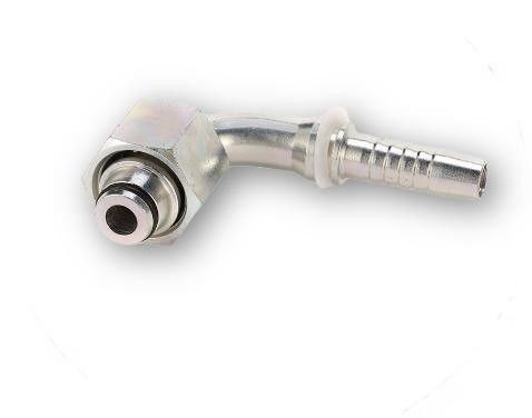 Fogli galvanizzati 90 gradi Femmina metrica 24 gradi cono O-anello 20591 Fitting tubo idraulico