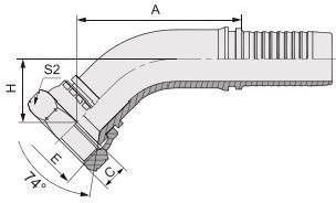 Fittings per tubi idraulici in acciaio carbonio inossidabile Ferrule per foglio galvanizzato standard JIC