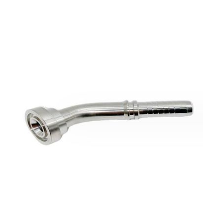 Fittings di flange per tubi idraulici inossidabili da 1/4&quot; 6000 Psi 45 gomito