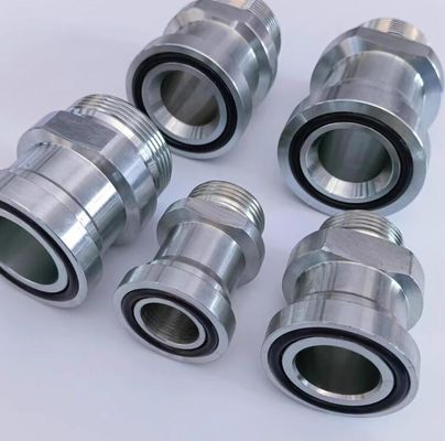 Fittings idraulici Eaton Flanch to Hose Adapter per tubi di acciaio al carbonio medio
