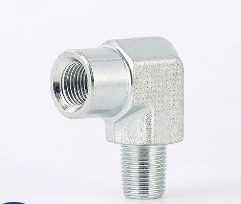 Copertina galvanizzata in acciaio inossidabile adattatore idraulico 90 gradi gomito