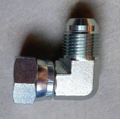 1C9 1D9 DIN Fittings per tubi di tipo morso 90 gradi gomito Valvola a sfera ad alta pressione Adaptore idraulico