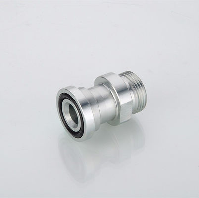 Testa rotonda Metrica Maschio Adaptatore del tubo idraulico Tipo morso Flange 1CFL 1dfs con Metrica
