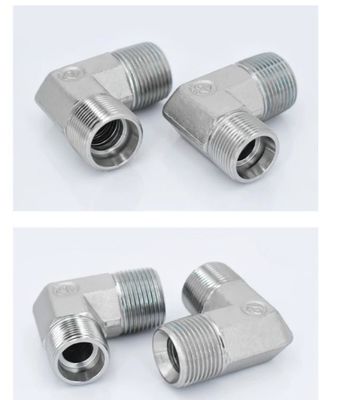 Fitting per tubi a forma di morso idraulico a testa esagonale Bsp 1CT9 per applicazioni industriali