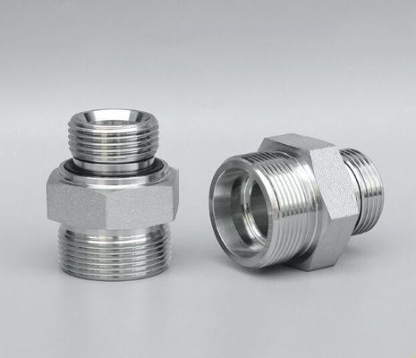 Hexagon Head Medium Carbon Steel Reusable Metric/Metric Straight Adapter con lavaggio di sigillo