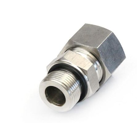 Liniere di condotta collegano tubo idraulico adattatore ridotto 1CB 1b 1j Carbon Silver per escavatore