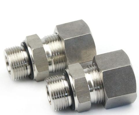 Raccordi combinati con estremità a perno con filettatura Bsp 60 per tubi flessibili in gomma con adattatore idraulico