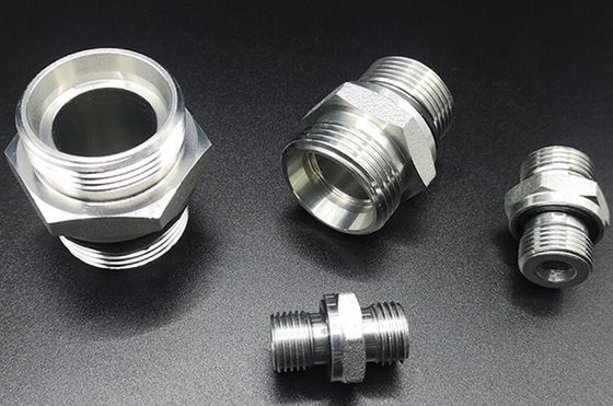 1CB Fittings americani Acciaio al carbonio galvanizzato Metric Thread Bite Type Tube Fittings