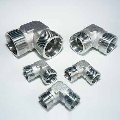 Foglio galvanizzato 90 gradi gomito Jic Acciaio al carbonio Fittings 1c9 Swivels giunti idraulici Fittings inossidabili idraulici