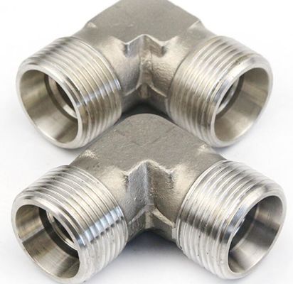 1C9 1D9 Adaptatori di tubi riutilizzabili con connessione maschile gomito per tubi di serie metrica