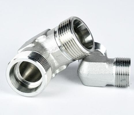 Fittings di gomito per tubi idraulici 1c9 1d9 gomito di filo maschile per il collegamento di condotte
