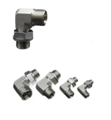 Liniere di condotta collegano Acciaio al carbonio Fittings idraulici gomito regolabile OEM accettato 1CG9