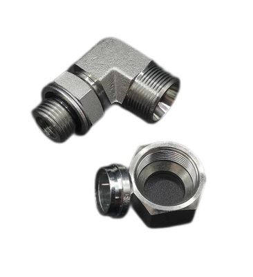 Fittings per tubi idraulici a gomito maschile standard DIN 1cg9 Acciaio al carbonio 90 gradi