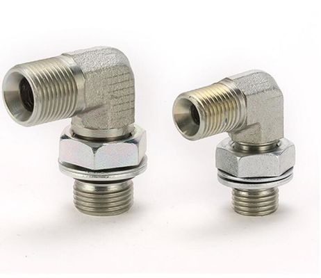 O-Ring in acciaio inossidabile sigillo faccia 90 gradi Unione 3/8 gomito adattamento dimensione personalizzata