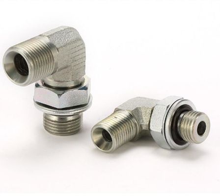 O-Ring in acciaio inossidabile sigillo faccia 90 gradi Unione 3/8 gomito adattamento dimensione personalizzata