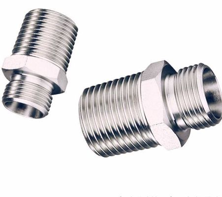 Fittings idraulici per tubi ad alta pressione con tubi doppi e acciaio a carbonio medio