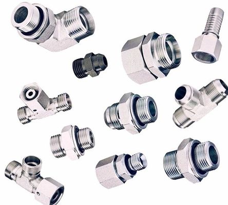 Fittings idraulici per tubi ad alta pressione con tubi doppi e acciaio a carbonio medio