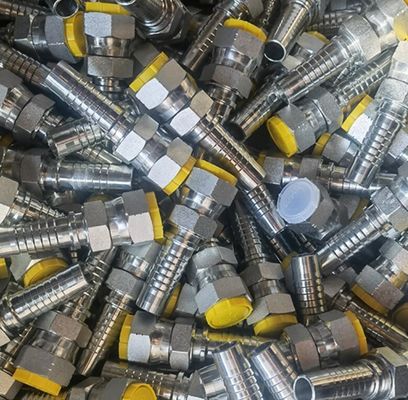 Jic linee di tubazione standard collegare in acciaio inossidabile Fittings tubo idraulico per tubo femminile