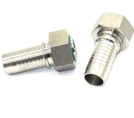 20411 Metrica Femminile 24 Cone O-Ring L. T. Diretto tubo idraulico tubo Ferrule Fittings fine