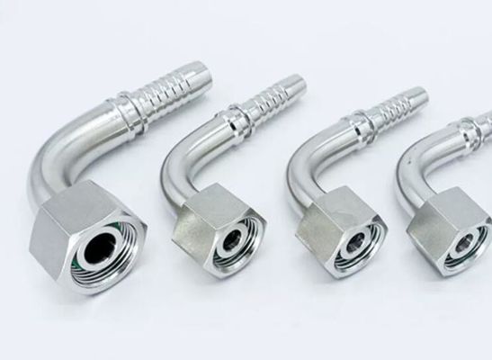 20491 Fittings per tubi idraulici in acciaio inossidabile metrico a piegatura con lunga durata di funzionamento