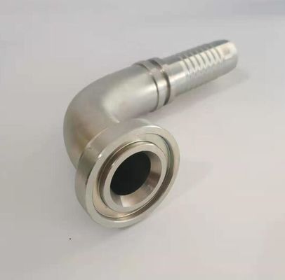 Foglio galvanizzato 3000 Psi Flange idraulica a un pezzo con montatura a 90 gradi