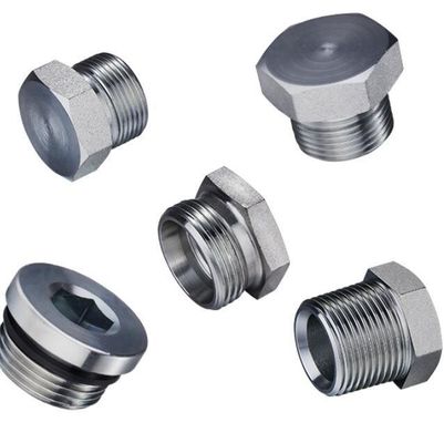 Fogli galvanizzati Testa rotonda Adaptore di tubi inossidabili ad alta pressione Fittings idraulici