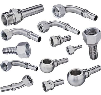 Fogli galvanizzati Testa rotonda Adaptore di tubi inossidabili ad alta pressione Fittings idraulici