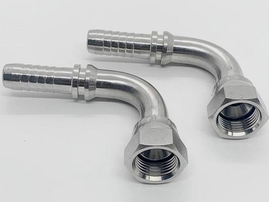 26791 Acciaio inossidabile Fittings di tubi idraulici per i fili americani Jic 74 Taper Seal 90 Elbow