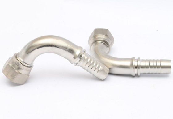 American Jic femminile 74 cono 90 gomito tubo idraulico Ferrule Fittings Finale tubo adattatore