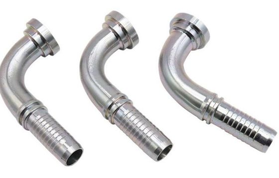 Acciaio inossidabile a lamiera galvanizzata SAE 90 Flanchetta del gomito 6000 Psi Collegatore idraulico del tubo