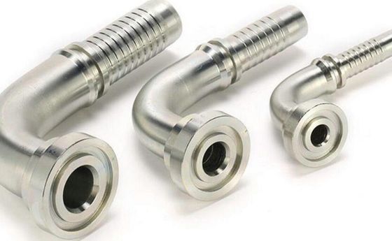 Acciaio inossidabile SAE 90 deg Elbow Flange 6000 Psi Hydraulic Hose Connector Esportatore