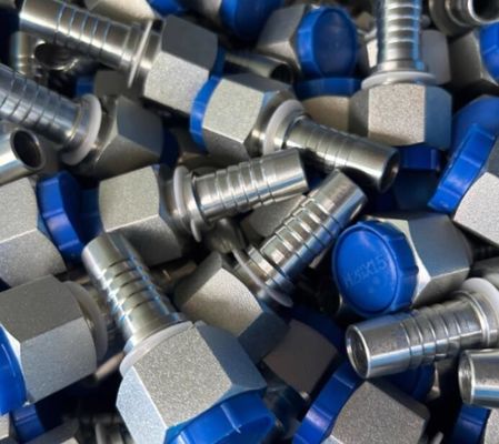 20411 Metrica Femminile 24 Cone O-Ring L. T. Fittings di finitura di tubo idraulico rettilineo