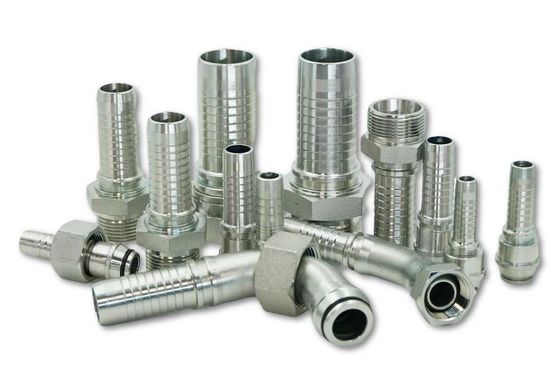 Fittings per tubi idraulici in acciaio inossidabile OEM con filo NPT JIC SAE BSP METRIC ORFS
