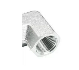 BSP/BSPT Standard 90 gradi gomito di acciaio inossidabile adattatore idraulico 7t9 inserimento del filo