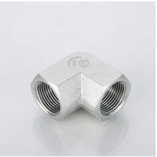 BSP/BSPT Standard 90 gradi gomito di acciaio inossidabile adattatore idraulico 7t9 inserimento del filo