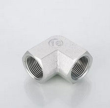 BSP/BSPT Standard 90 gradi gomito di acciaio inossidabile adattatore idraulico 7t9 inserimento del filo